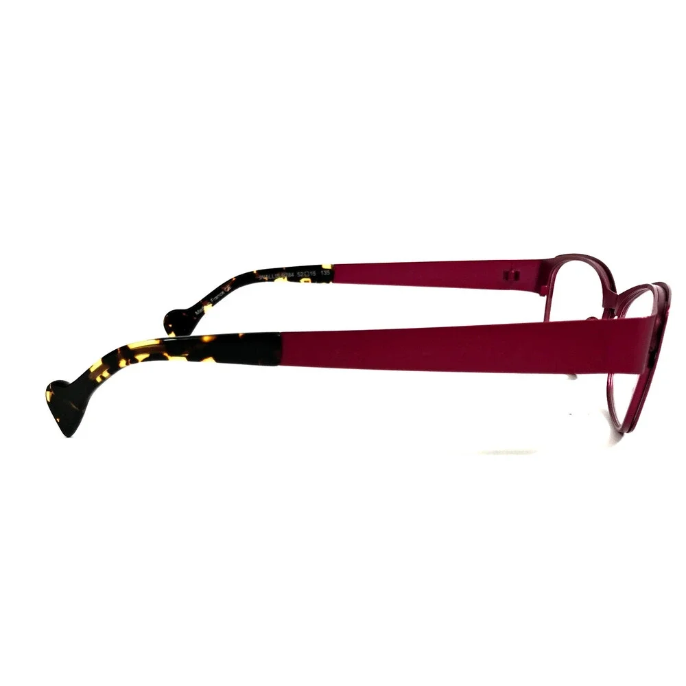 BOZ Eyeglasses Frames WALLIS 9284 Brown Fuchsia Cat Eye Full Rim 52-15-135